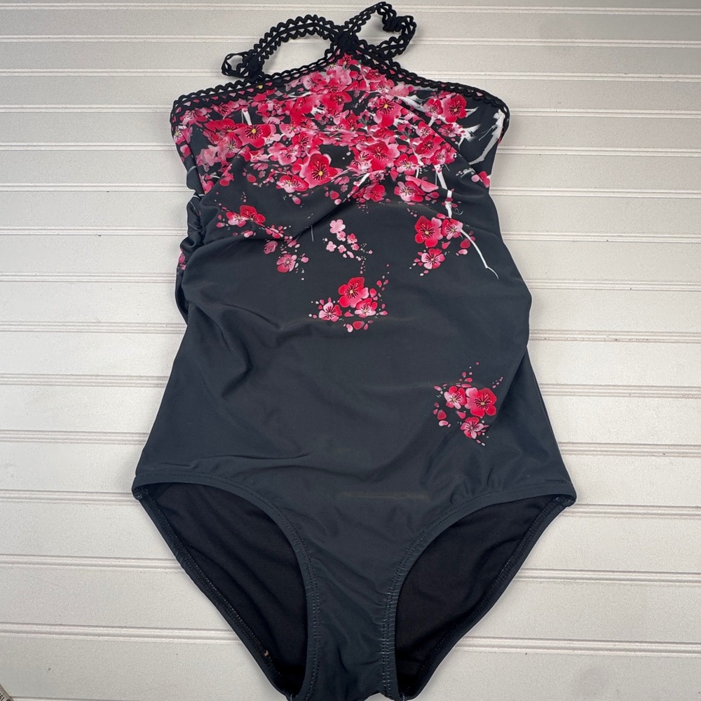 Sadie Jane Women's Medium Floral Leotard Dancewear Ballet
